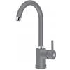 Plados POLITEK10-42 Miscelatore cucina monocomando con canna tubolare a ponte modello POLITEK10 finitura 42 ULTRAMETAL TITANIO