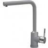 Plados POLITEK20-42 Miscelatore cucina monocomando con canna a 90° modello POLITEK20 finitura 42 ULTRAMETAL TITANIO