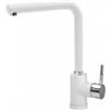 Plados POLITEK20-98 Miscelatore cucina monocomando con canna a 90° modello POLITEK20 finitura 98 MICROULTRAGRANIT BIANCO
