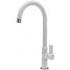 Plados SLIMFIX-98 Miscelatore cucina monocomando con corpo slim e canna a ponte modello SLIMFIX finitura 98 MICROULTRAGRANIT BIANCO