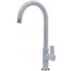 Plados SLIMFIX-41 Miscelatore cucina monocomando con corpo slim e canna a ponte modello SLIMFIX finitura 41 ULTRAMETAL ALLUMINIO