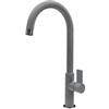Plados SLIMFIX-42 Miscelatore cucina monocomando con corpo slim e canna a ponte modello SLIMFIX finitura 42 ULTRAMETAL TITANIO