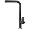 Plados VENMIXL-70 Miscelatore cucina monocomando con canna a 90° modello VENMIXL finitura 70 ULTRAGRANIT NERO MATT