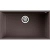 Elleci PRONTA CONSEGNA - SPEDIZIONE IMMEDIATA Elleci Quadra 130 SOTTOTOP LKQ13087BSO Lavello da Incasso 1 Vasca Sottotop 76 x 44 cm finitura Keratek Cocoa 87