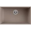 Elleci PRONTA CONSEGNA - SPEDIZIONE IMMEDIATA Elleci Quadra 130 SOTTOTOP LKQ13089BSO Lavello da Incasso 1 Vasca Sottotop 76 x 44 cm finitura Keratek Dove 89