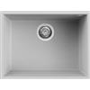 Elleci Quadra 110 SOTTOTOP LKQ11088BSO Lavello da Incasso 1 Vasca Sottotop 58 x 44 cm finitura Keratek Cloud 88