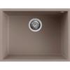 Elleci Quadra 110 SOTTOTOP LKQ11089BSO Lavello da Incasso 1 Vasca Sottotop 58 x 44 cm finitura Keratek Dove 89