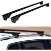 CHROMEMASTER Portapacchi da Tetto, Barre Tetto; Compatibile con Jeep Renegade 2014+; Per il Trasporto di Box da Tetto, Portabiciclette, Scala | Struttura Leggera e Resistente in Alluminio