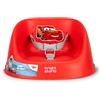 Bright Starts Seggiolino Rialzato per Pappa Disney Cars My Spot, Facile da Pulire, Imbracatura a 3 Punti, Cinghie Rimovibili Lavabili, Rosso
