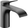 hansgrohe Vivenis rubinetto lavabo 80, 75013340, 80 Vivenis nero cromato spazzolato [Rubinetteria Bagno > Rubinetteria Lavabo]
