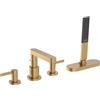 hansgrohe Finoris rubinetto bordo vasca, miscelatore a due comandi, 76444140, Finoris bronzo spazzolato [Rubinetteria Bagno > Rubinetteria Vasca]
