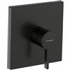 hansgrohe Finoris rubinetto doccia da incasso con miscelatore, 76615340, Finoris nero cromato spazzolato [Rubinetteria Bagno > Rubinetteria Doccia]
