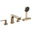 hansgrohe Vivenis rubinetto bordo vasca, miscelatore a due comandi, 75444140, Vivenis bronzo spazzolato [Rubinetteria Bagno > Rubinetteria Vasca]