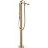 hansgrohe Vivenis rubinetto vasca a pavimento, miscelatore monocomando, 75445140, Vivenis bronzo spazzolato [Rubinetteria Bagno > Rubinetteria Vasca]
