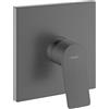 hansgrohe Vivenis rubinetto doccia da incasso con miscelatore, 75615340, Vivenis nero cromato spazzolato [Rubinetteria Bagno > Rubinetteria Doccia]