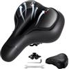 Suprbee Sella Bici Comoda Uomo Donna, Sellini per mountain bike, Allargato, Traspirante, Ergonomica, Sellino Bici Morbido, Sedile Bici Compatibile con MTB, Bici da Città, Ebike, Cyclette