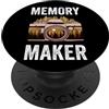 Vintage Camera Photographer Designs Fotografo di paesaggio della macchina fotografica di Memory Maker PopSockets PopGrip Adesivo