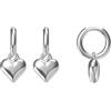 SANICO SRL Bjt227 Orecchino Hoop Heart