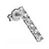 Sanico Srl Orecchini Modello In Line Zircons 18Mm