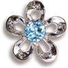 SANICO SRL Sanico Orecchini In Nobio Fiore 5 Zirconi Gioielli Ed Accessori