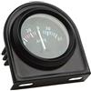 Mintice 12V puntatore 2 52mm Motore Auto Kit Calibro di Amplificatore Indicatore Luminoso a LED Bianco Nero Universale