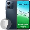 OPPO A5x 4G 4GB RAM + 128GB ROM, smartphone sbloccato con IA, display da 6,67 a 90 Hz, fotocamera AF da 32 MP, batteria da 6000 mAh, IP65, Midnight Blue (include caricabatterie SUPERVOOC da 45 W)