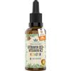 naturalie gesund essen, gesund leben naturalie® - Vitamina vegana D3 e K2 Gocce per bambini | 250 UI di vitamina D3 (vitashine®) + 10µg K2 MK7 (K2VITAL®) per goccia | testato contro sostanze nocive | privo di additivi | circa 900 gocce