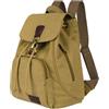 ModaZeal Piccolo zaino in tela per donne uomini zaino in tela unisex zaino scuola borsa casual borsa da viaggio zaino per computer portatile per uso quotidiano, Nero
