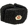 CUCUBA RUSSIAN STORE Colbacco di Montone/Astrakan Colore Nero Originale Russia. Idea Regalo. Taglia M (EU)…