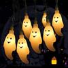 TaimeiMao Luci Stringa Halloween,Luci Fantasma di 300cm e 20 LED Halloween,Catena Luminosa Halloween Fantasmi,Luci di Decorazione di Halloween,Decorazioni di Halloween Interni ed Esterni