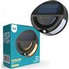 FOREVER Light FLS-13 Lampada solare LED 6 W, 300 lumen, batteria 3000 K, 1200 mAh, sensore di movimento PIR, sensore crepuscolare IP65, impermeabile, SMD tre modalità, illuminazione esterna con