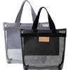TRKETK 2 Pezzi Borsa da Doccia in Rete, Organizer da Bagno da Appendere Borsa da Doccia Pieghevole con Cerniera Impermeabile Mare Multifunzione Borsa per Viaggi, Palestra, Piscina, Campeggio, Spiaggia