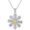 HUKKUN Collana da donna in argento 925 chiave di spartito/violino/lacrosse/racchetta da tennis collana collana gioielli musica regali sportivi, Argento sterling, Nessuna pietra preziosa
