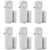 NICE Home Campanello di sicurezza personale per porte e finestre | Sensore wireless per porte e finestre | Confezione da 6