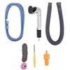 ViaGasaFamido Smerigliatrice Angolare Pneumatica Mini 23500rpm, 90 Gradi, 3mm, con Disco Abrasivo 30mm, Tubo Aria, per Incisione Rettifica Metallo Legno