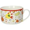 Brandani 51228 TAZZA COLAZIONE 4 STAGIONI NEW BONE CHINA