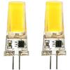 AUFWH 8 pz/lotto LED G4 G9 E14 3W 6W Lampadina AC/DC 12V 220V LED Lampada COB Lampadario Faretto Sostituire Lampade alogene Freddo/Bianco caldo-G4-6W-220V_Bianco caldo