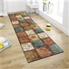 WTHYGB Tappeto a passatoia per cucina e corridoio, antiscivolo, lavabile, per corridoio, lavanderia, 80 x 150 cm
