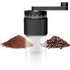 Homiflex Macinacaffè Manuale con Macinatura Ceramica 35 Regolazioni Esterne - Macinino Caffè Manuale Portatile per Aeropress, Espresso, Caffè Filtro, French Press e Moka