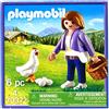 PLAYMOBIL Milka Limited Edition Playmobil 2020-70372 - Donna con pollo e uova