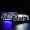 GEAMENT Set di Luci LED Compatibile Con LEGO Auto Nissan Skyline GT-R (R34) 2 Fast 2 Furious Technic 42210 (Modello di mattoncini non incluso)