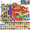 Mzyxxel Costruzioni Magnetiche per Bambini 220 PCS 2CM 3+ Giochi Cubi Magnetici, Blocchi Building Blocks Giocattoli Montessori a Partire da 3 4 5 6 7 8 9 10 11 12 Anni Regali di Compleanno per Ragazzi