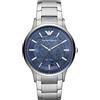 Emporio Armani Orologio Uomo, movimento automatico, cassa in acciaio 43 mm con bracciale in acciaio, AR60037