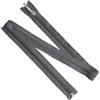 Aerzetix - Set di 6 Cerniere Lampo a Spirale N°5 80cm separabili con cursore Decorativo per Cucito Artigianato Abbigliamento Borse | in Metallo Nylon Poliestere | Colore Grigio Scuro