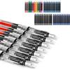 Wonwood_direct Set calligrafia, 7 penne calligrafiche con pennini diversi e 40 cartucce d'inchiostro in 13 colori, set calligrafia per principianti per biglietti di auguri, firme, scrittura (Chiaro)