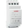 HDR-8-12-24-AC Trasformatore per campanello da porta su Barra Din, 8 V-12 V-24 V in AC