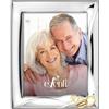 Generico Eventi Cornice Portafoto in Argento 999 per 50° Anniversario, 9x13 cm, Made in Italy