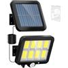 Generic Luci per strade - luce solare da giardino 300 libbre impermeabile | 3 -Mode Solar Street lampione, luce di sicurezza solare per garage, strada