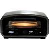 R.G.V. Forno Elettrico per Pizza con Termostato fino a 450 °C con Piatto Rotante Interno colore Argento - 111370 Vulcano