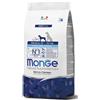MONGE NATURAL MEDIUM PUPPY POLLO E RISO 12KG Prezzo x 2 unità